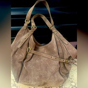 Vintage Kooba “Dale” Suede handbag